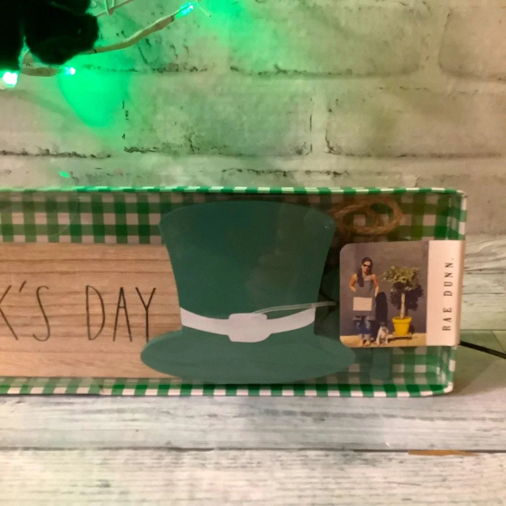 Rae Dunn 36” Happy St. Patrick’s Day Wood Garland